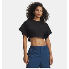 Under Armour Kadın Ua Cropped Script Kısa Kollu T-Shirt 6009677-008