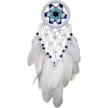 Homevia Yıldız Motifli Kuş Tüylü Makrome Duvar Süsü