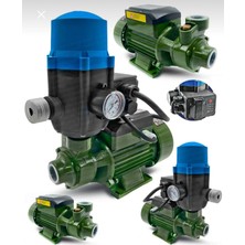 Power Black Ikili Set Qb 60 Set Hidrofor Otomatik Su Pompası 0,5 Hp Hidrofor Set Pompa 2 Kat 2 Daire