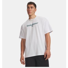 Under Armour Erkek UA Heavyweight Wordmark Kısa Kollu T-Shirt