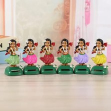 Homevia Büyük Boy Güneş Enerjili Solar Dans Eden Hula Kızı Figürü