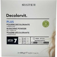Selective Professional Decolorvit Plus Toz Saç Açıcı Blue 3X500 G