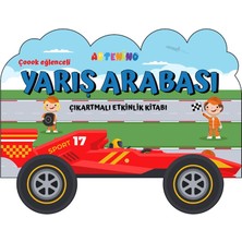 Aesco Taşıtlar Serisi - Yarış Arabası Çıkartmalı Etkinlik Kitabı