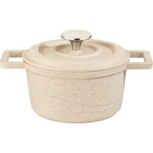 Lavonni 24 cm Döküm Kapaklı Döküm Tencere