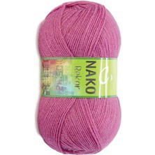 Nako Rekor (5 Adet) 180 Kuru Gül Rengi El Örgü Ipliği