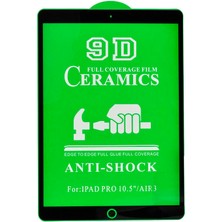 iPad Pro 10.5 (7.nesil) Uyumlu Stsr Tablet Seramik Ekran Koruyucu-Siyah