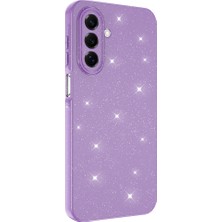 Adige Samsung Galaxy A17 Kılıf Koton Simli Parlak + Ekran Koruyucu