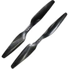 Voltaj 1255 Karbon Fiber Pervane Seti 1cw+1ccw Siyah