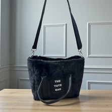Gözde Mağazacılık Peluş Toote Bag Kadın El Omuz Çanta