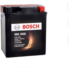 Bosch 0092M60060 12V 6A M6 YTX7L-4-YTX7L-BS
