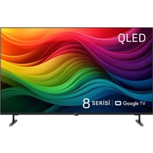 Arçelik 8 Serisi A 855 C 55/139 cm QLED 4K UHD Google Televizyon