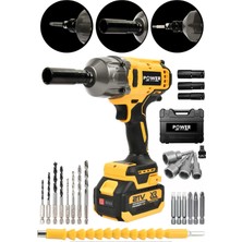 800 Nm Tam Torklu Çift Bataryalı Somun  Sıkma  Power Black