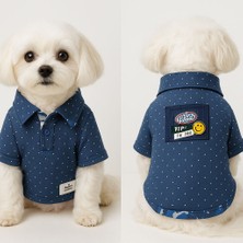 Mavi Orta Kalınlıkta Köpek Üstü