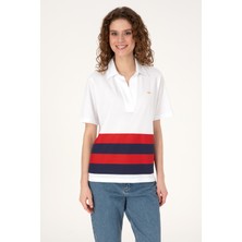 U.s. Polo Assn. Kadın Beyaz Tişört 50319995-VR013