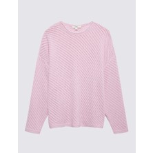 Marks & Spencer Pamuklu Zengin Pointelle Örme Üst