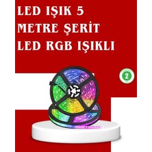 Narnuga 5 Metre Kumandalı Rgb Şerit LED Aydınlatma