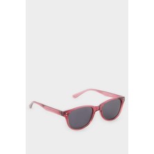 DeFacto Kız Çocuk Yuvarlak Bordo Plastik Çerçeve Siyah Cam Polarize Güneş GÖZLÜĞÜ F4321A8NS