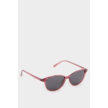 DeFacto Kız Çocuk Yuvarlak Bordo Plastik Çerçeve Siyah Cam Polarize Güneş GÖZLÜĞÜ F4347A8NS