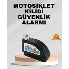 Narnuga Ekonomik Alarm Disk Kilidi Motosiklet Scooter Bisiklet Güvenlik