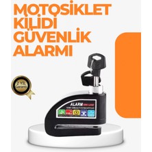Narnuga Alarm Sensörlü Disk Kilidi Motosiklet Scooter Bisiklet Güvenlik
