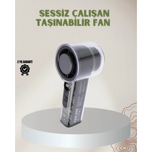 Narnuga 100 Kademeli Ayarlanabilir Mini Fan | Dijital Ekranlı Serinletici
