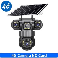 Pazariz 12 Mp 3 Kameralı Ultra Hd 4g Güneş Enerjili Solar 4g Simkart Özellikli Akıllı Güvenlik Kamerası