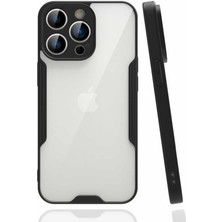 iPhone 14 Pro Uyumlu Stsr Parfe Kapak-Siyah