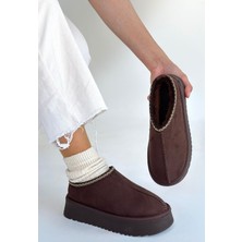 Modanı Seç Foyk Kahverengi Süet Bot