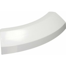 Akat Bosch Ile Uyumlu WTS86513NL Çamaşır Kurutma Makinesi Kapak Mandal Tutamağı Geniş Beyaz