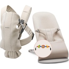 Babybjörn 2'li Set Pastel Oyuncaklı Bliss Ana Kucağı & Kanguru Mini 3D Jersey Light Beige