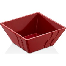 Külsan 23014.R - Happy Chef Luxor - Kase 13,8X13,8 cm 3'lü H.5,8 Cm, Thermoset Melamin