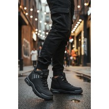 Walkway 444 Kaymaz Soğuğa Dirençli Siyah-Gri Unisex Bot