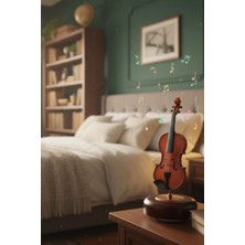 Gampus Keman Tasarımlı Müzik Kutusu Dekoratif Müzik Kutusu Nostaljik Hediye Şirin Müzik Kutusu