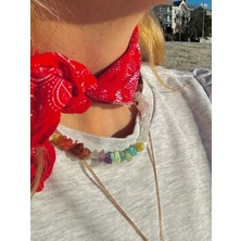 CAPO By Aytaç Yamaç Rainbow Doğaltaş Çakra Kolye