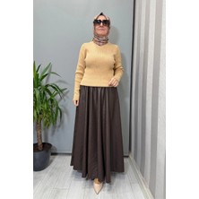 Ghisa Selanik Triko Tunik Camel GSBASİC4658