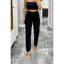 Kesik Paça Boyfit Jean