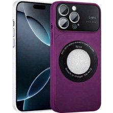 Nexiva iPhone 13 Pro  Için Kılıf (17 Pro Max Görünümlü) Magsafe Şarj Özellikli Kamera Korumalı Pc Çevirici Kapak