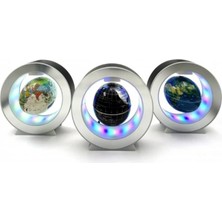 MiraLive Manyetik Küçük Boy Yuvarlak Ledli Dünya Küre