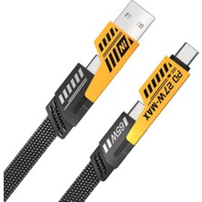 Divex Tc-Usb To Tc-Lightning 65W/PD27W Şarj ve Veri Aktarım Kablosu DC-220