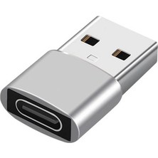 Divex Type-C Dişi Usb3.0 Erkek Otg Adaptör Çevirici Gri DC-178
