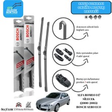 Alfa Romeo 147 (2000-2005) Ön Sağ-Sol Silecek Bosch Aeron Eco 550MM/400MM