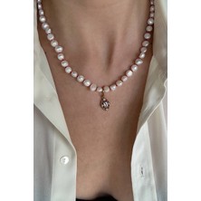 CAPO By Aytaç Yamaç Vintage Tasarım Barok Incili Gerçek Inci Kolye