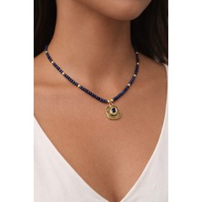 Feyz Tasarım Feyz Lacivert Aura Kolye