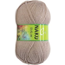 Nako Rekor (5 Adet) 257 Sütlü Kahve El Örgü Ipliği