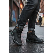 Walkway 444 Kaymaz Soğuğa Dirençli Siyah-Yeşil Unisex Bot