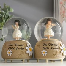 Homevia Kemancı Kız Kar Küresi Orta Boy