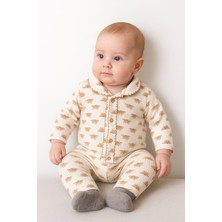 Buufuu Bebek Yenidogan Çocuk Kiz Erkek Pamuklu Oyali Pijama Takımı Hediyelik