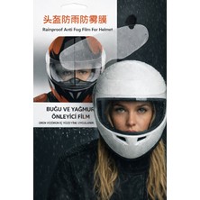 Vi Caro Motosiklet Kask Vizon Buğu ve Yağmur Önleyici Film – Anti Fog Şeffaf Koruyucu
