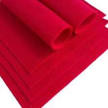 Salteks El Işi Hediyelik Keçe (1 Metre) 1mm Kalınlığında 100X100 Kırmızı A Kalite Keçe