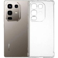 Nanospace Infinix Note 50X Ile Uyumlu Şeffaf Silikon Kamera Korumalı Kılıf